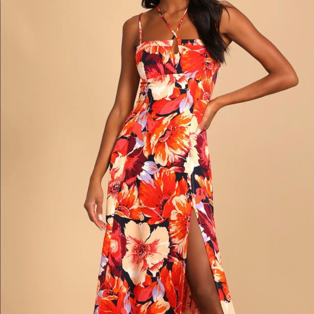 Lulus tropical dress